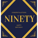 Happy 90th Birthday Guest Book (Hardcover): Happy 90th Birthday Guest book, party and birthday celebrations decor, memory book, ninety birthday, happy