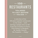 150 Restaurants You Need to Visit Before You Die