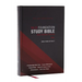 NKJV Foundation Study Bible, Wide-Margin, Black Hardcover, Red Letter