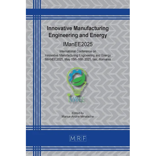 Innovative Manufacturing Engineering and Energy: Imanee2025