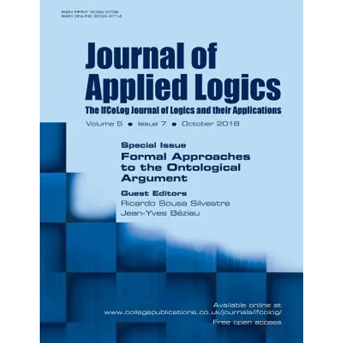 Journal of Applied Logics-IfCoLog Journal of Logics and their Applications. Volume 5, number 7. Special issue: Formal Approaches to the Ontological Ar