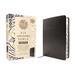 NIV Application Bible, Large Print, European Bonded Leather, Black, Red Letter, Indexed, Comfort Print: Bringing the Ancient Message of the Bible Into