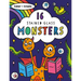 Stained Glass Coloring Monsters