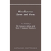 The Centenary Edition of the Works of Nathaniel Hawthorne: Miscellaneous Prose and Verse Volume 23