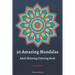 50 Amazing Mandalas Adult Relaxing Coloring Book