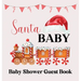 Christmas Baby Shower Guest Book (hardback)