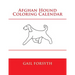 Afghan Hound Coloring Calendar
