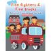 Fire fighters and Fire Trucks Activity and Coloring Book for kids Ages 5 and up: Filled with Fun Activities, Word Searches, Coloring Pages, Dot to dot