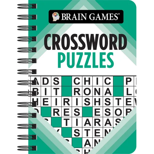 Brain Games - To Go - Crossword Puzzles (Teal)