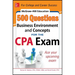 McGraw-Hill Education 500 Business Environment and Concepts Questions for the CPA Exam