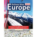 Europe Railway Map 2024 - Features Detailed Atlas for Switzerland and Austria - Designed for Eurail/Interrail Global Pass