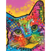 Dean Russo Tilted Head Cat Journal: Lined Journal