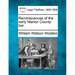 Reminiscences of the Early Marion County Bar.