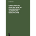 Griechische Geschichte im Rahmen der Altertumsgeschichte