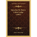 Speeches By Henry Cabot Lodge (1892)