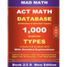 2018 ACT Math Database 2-2 D