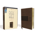 Niv, Premium Gift Bible, Leathersoft, Brown, Red Letter Edition, Comfort Print