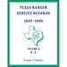 Texas Ranger Service Records, 1847-1900, Volume 3 H-K
