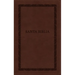 Rvr60, Santa Biblia, Tierra Santa, Letra Grande, Leathersoft, Café, Con Cierre, Palabras de Jesús En Rojo, Comfort Print