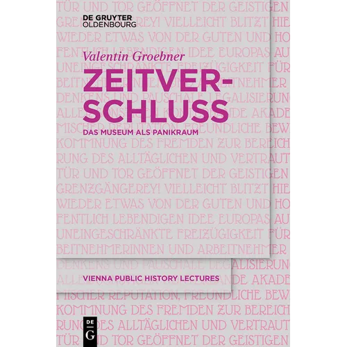 Zeitverschluss Frozen Time: Das Museum ALS Panikraum Museums as Panic Rooms