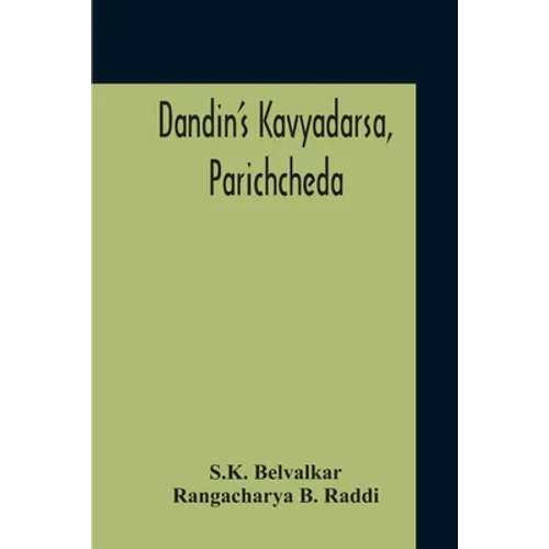 Dandin'S Kavyadarsa, Parichcheda
