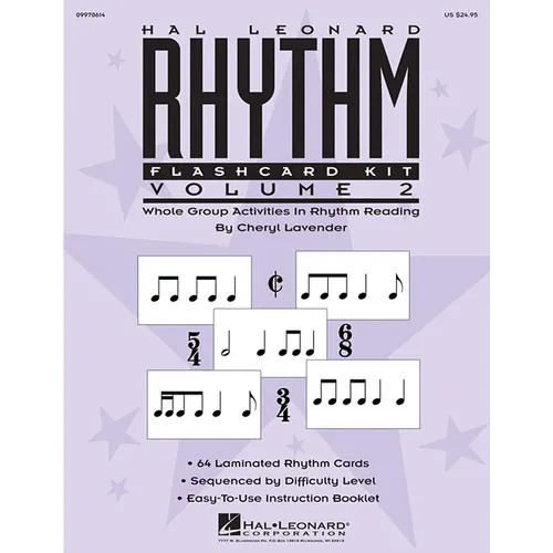 Hal Leonard Rhythm Flashcard Kit, Volume 2: Whole Group Activities in Rhythm Reading