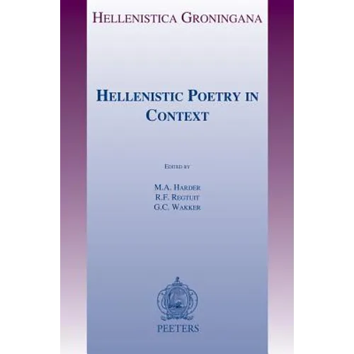 Hellenistic Poetry in Context
