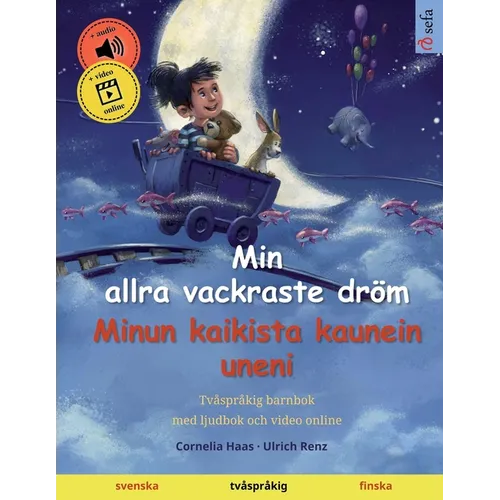 Min allra vackraste dröm - Minun kaikista kaunein uneni (svenska - finska): Tvåspråkig barnbok, från 2-3 år, med ljud och video