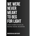 We Were Never Meant To Beg For Light: A Poetic Testament of Black Love, Resistance, Resilience, and Liberation