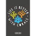 Life Is Better With Corals: Dive Log for 100 Dives (6 x 9)