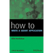How to Write a Grant Application