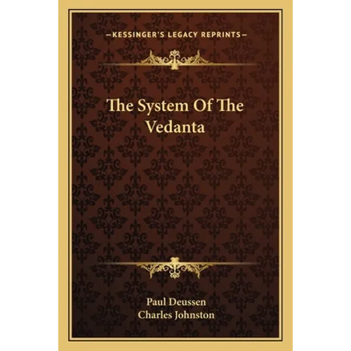 The System Of The Vedanta
