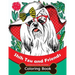 Shih Tzu and Friends Coloring Book: Stress Relieving Patterns Coloring Book for Girls