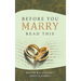 Before You Marry: Read This