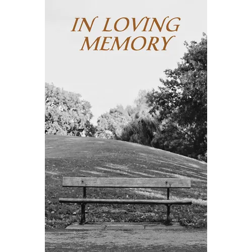 Funeral Bulletin: In Loving Memory (Package of 100)