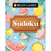 Brain Games - Take-Along - Sudoku Summer-Themed Fruit Design Portable Variety Puzzle Book