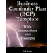 Business Continuity Plan (Bcp) Template with Instructions and Example