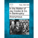 In the Matter of Jay Cooke & Co. in Bankruptcy