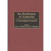 Re-Distribution of Authority: A Cross-Regional Perspective