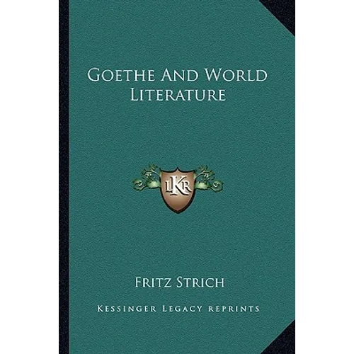 Goethe and World Literature