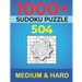 1000+ Sudoku Puzzles 504 Medium & 504 Hard: Medium to Hard Sudoku Puzzle Book for Adults with Answers, relaxing puzzle 1000+ piéce, brain teaser puzzl
