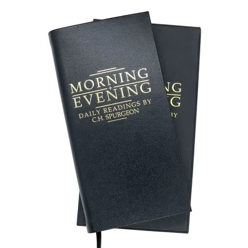 Morning and Evening Black Leather: Daily Readings by C. H. Spurgeon