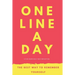 One Line A Day: A Five Year memoir to self-discovery