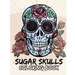 Sugar Skulls Coloring Book: Day of the Dead For Grown-Ups Tattoo Coloring Book 8.5x11" 69 Pages