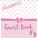 It's a girl, baby shower guest book (Hardback)