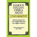 Famous Italian Opera Arias: A Dual-Language Book a Dual-Language Book