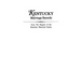 Kentucky Marriage Records, from the Register of the Kentucky Historical Society