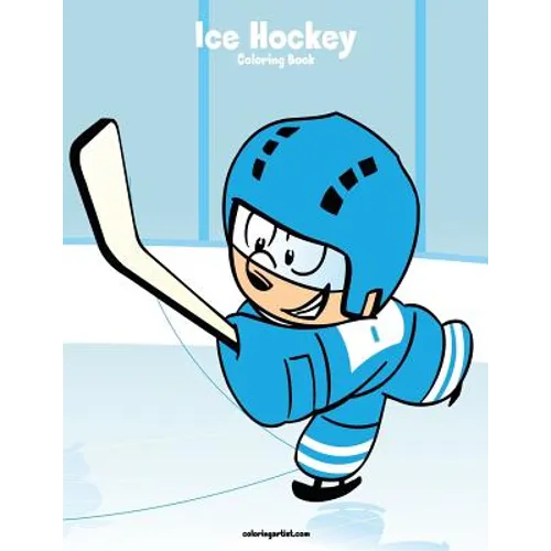 Ice Hockey Coloring Book 1