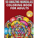 50 Amazing Mandalas Coloring Book For Adults: An Adult Coloring Book With 50 Big And Detailed Mandala Designs, High-Quality Paper, White Background, F