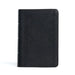 CSB Large Print Compact Reference Bible, Black Leathertouch